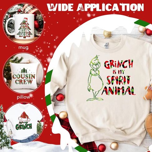 HTVSTD Christmas Sublimation Ink Transfer Sheets 12 Sheets 12inches * 10inches Leopard Pattern Sublimation Paper Pattern Transfer Sheets for Mugs Tumblers DIY in Saudi Arabia