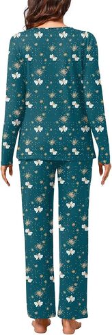 Bestbee Womens Pajamas Sets 2 Piece Button Down Lounge Pjs Winter Plus Size Outfits Loungewear with Pockets in Kuwait