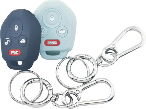 قطعتان من غطاء مفتاح التحكم عن بعد من السيليكون لـ 2023 2022 -2013 Subaru Outback Impreza Crosstrek Legacy Forester Tribeca WRX XV Crosstre CWTWBU766 CWTWB1U811 (أسود/وردي) in Kuwait