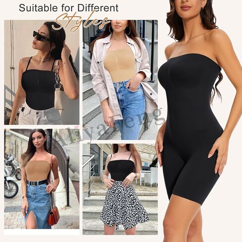 Strapless Shapewear Bodysuit with Bra for Wowen Tummy Control Full Body Shaper Seamless Bodysuit Underwear in Saudi Arabia