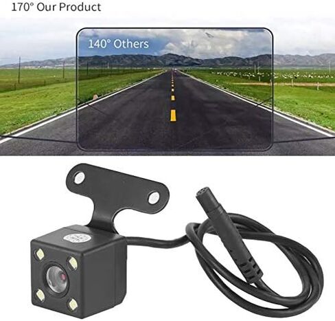 5Pin Rear View Camera Backup Camera High Definition 170-Degree Wide Angle IP68 Rear View Camera Dash Cam Universal Reverse Camera for Car in Saudi Arabia