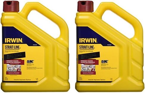 طبشور لوضع علامات التلطيخ الدائم من IRWIN STRAIT-LINE 4935522، أحمر قرمزي، 2 كجم in Kuwait