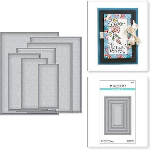 Spellbinders Nestabilities 5"X7" Card Creator Dies, Matting Basics B in Saudi Arabia