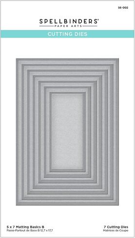 Spellbinders Nestabilities 5"X7" Card Creator Dies, Matting Basics B in Saudi Arabia