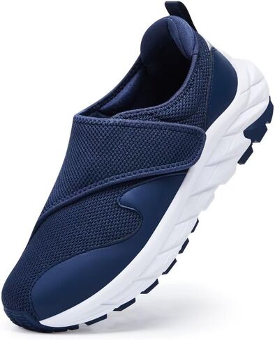 أحذية رجالية لمرضى السكري أحذية واسعة العرض مع إغلاق قابل للتعديل للأقدام المتورمة ووسادة هوائية مضادة للانزلاق أحذية رياضية سفلية in Kuwait