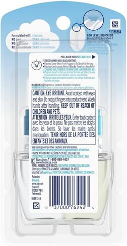 Febreze Plug in Air Fresheners, Heavy Duty Crisp Clean, Odor Fighter for Strong Odors, Scented Oil Refill (2 Count) in Kuwait