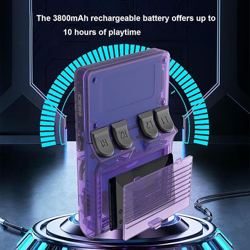 30000 Retro Games Handheld Game Console, 3.5 inch Mini HD IPS Screen Retro Console, 3800mAh Large Capacity, Built-in 256G Card, Support HDMI and TV Output in Saudi Arabia