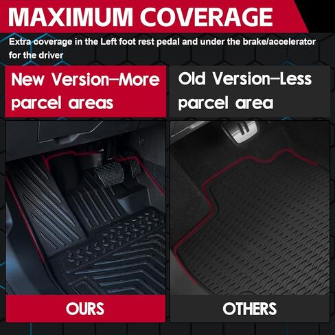 Naibeve Floor Mats for Mazda CX-30 2020-2023 2024 (FWD Only)- All Weather Custom Fit for Mazda CX-30 Floor Mats, for Mazda CX-30 Floor Liner Cargo Mat Trunk Liner Cargo Liner in Kuwait