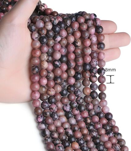 Lapis Lazuli Beads 100Pcs 8mm Blue Gemstone Beads for Jewelry Making Round Natural Stone Beads for DIY Bracelet Necklace Earrings in Kuwait