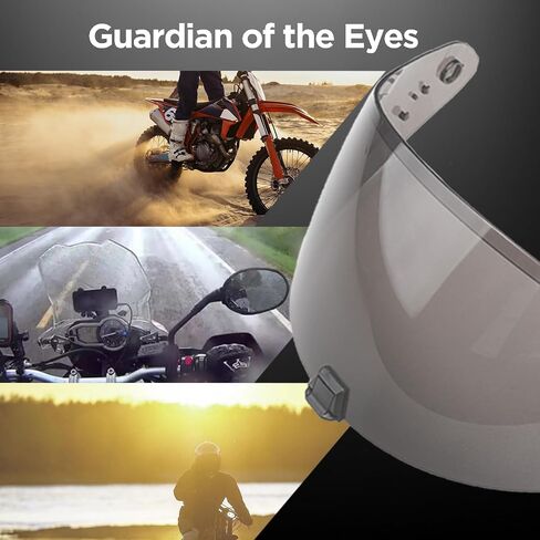 Replacement R420 helmet visor for R420 helmets, sun and wind protection sunshade UV wear-resistant (dark anthracite) in Saudi Arabia