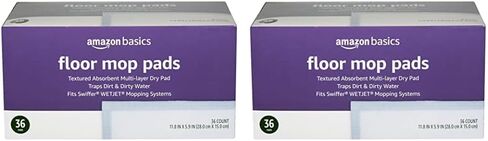 Amazon Basics Dry Floor Mop Pads, 36 Count (Previously Solimo) in Saudi Arabia