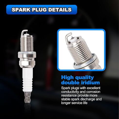 6 مجموعات من شمعات الإشعال وحزم ملف الإشعال من AUTOBABAB، متوافقة مع Acura TL/CL/RL 3.0L 3.5L 3.7L V6، Honda Odyssey/Accord، استبدال # UF242 30520-P8EA-01 in Kuwait