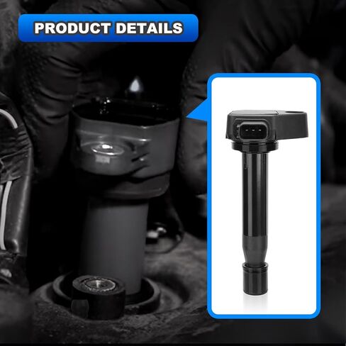 6 مجموعات من شمعات الإشعال وحزم ملف الإشعال من AUTOBABAB، متوافقة مع Acura TL/CL/RL 3.0L 3.5L 3.7L V6، Honda Odyssey/Accord، استبدال # UF242 30520-P8EA-01 in Kuwait