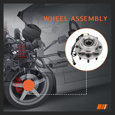 DRIVESTAR 4WD SRW 515130 محاور العجلات الأمامية ومجموعة المحامل لـ 2011 2012 2013 2014 2015 2016 Ford F350 F-250 Super Duty 8 العروة مع ABS in Saudi Arabia