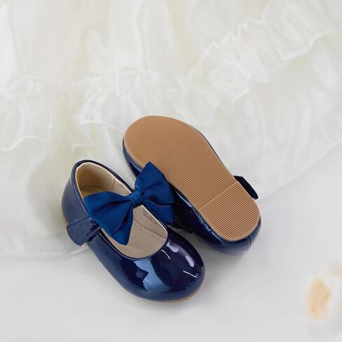 Otter MOMO Toddler/Little Girls Flower Girl Shoes Ballerina Flats Shoes Slip-on School Party Dress Shoes in Kuwait