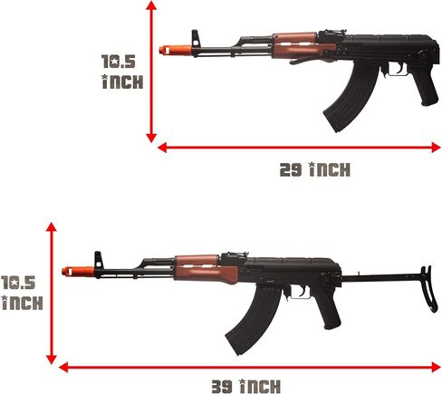 كرة جل رش كهربائية معدلة Orby Blaster AKMS - علبة تروس معدنية V3 - قوة عالية 11.1 فولت - أوضاع أوتوماتيكية شبه وكاملة - أقوى الخرز المائي - للأعمار من 16 عامًا فما فوق in Saudi Arabia