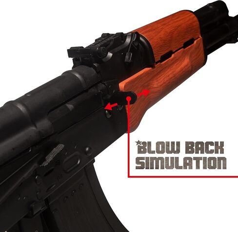 كرة جل رش كهربائية معدلة Orby Blaster AKMS - علبة تروس معدنية V3 - قوة عالية 11.1 فولت - أوضاع أوتوماتيكية شبه وكاملة - أقوى الخرز المائي - للأعمار من 16 عامًا فما فوق in Saudi Arabia