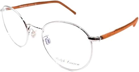 نظارة رالف لورين PL9005Q - 9001، إطار فضي 47 ملم مع عدسة تجريبية شفافة in Kuwait
