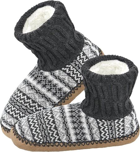 جوارب Panda Bros Slipper Socks ناعمة ومريحة سميكة للمنزل أحذية جورب داخلية مع نعل سفلي مضاد للانزلاق للرجال in Saudi Arabia