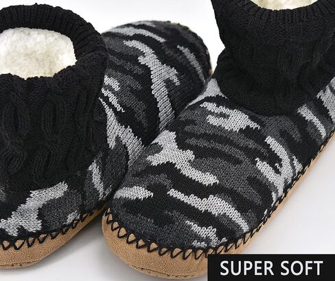 جوارب Panda Bros Slipper Socks ناعمة ومريحة سميكة للمنزل أحذية جورب داخلية مع نعل سفلي مضاد للانزلاق للرجال in Saudi Arabia