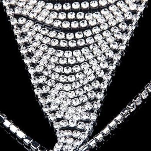 Rhinestone Decor Lower Body Chain Costume Jewlery For her Diamond Valentines Day Wear Anniversary For Her Wedding day in Saudi Arabia