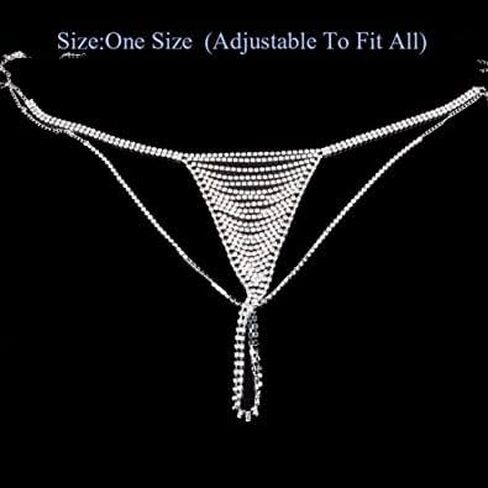 Rhinestone Decor Lower Body Chain Costume Jewlery For her Diamond Valentines Day Wear Anniversary For Her Wedding day in Saudi Arabia