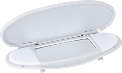 Rldym Sun Visor Vanity Makeup Mirror Cover 51167361833 51167361834 for BMW Mini Cooper Cooper S Clubman Hatchback Countryman R55 R58 R60 2007-2014, Black in Saudi Arabia