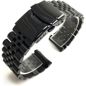 22mm Stainless steel Metal Replacement Watch Band - Bracelet Fits Seiko Turtle and King Turtle Series including SRP777 SRPE93 SRPE03 SRPE05 SRPE07 SRPF77