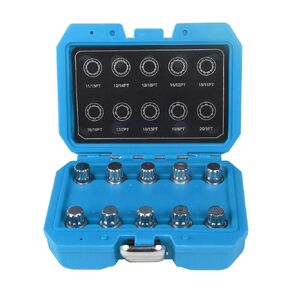 BELEY 23pcs Wheel Lock Lug Nut Remover Kit, Automotive Wheel Anti-Theft Screw Removal Key Socket Set with Adapter Compatible with VW
