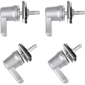 Motorcycle Saddlebag Lever Lock - Saddlebag Hardware Theft Deterrent System Lock Compatible with Harley Davidson Road King Street Electra Sport Tri Glide Lower Rider CVO Ultra Limited (Chrome)