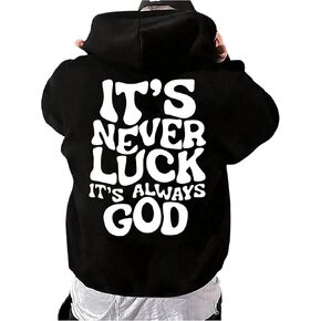 SOLY HUX Hoodies for Men Letter Graphic Sweatshirt Drawstring Long Sleeve Casual Pullover Tops