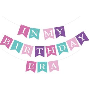 Pre-Strung In My Birthday Era Banner Happy Birthday Banner Birthday Party Decorations,Birthday Decor for Girls Women. Did we mention no DIY?