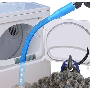Dryer Vent Cleaner Kit Dryer Vent Vacuum Attachment - Multiple Combinations V1 Lint Remover Power Washer and Dryer Vent Vacuum Hose Vacuum Attachment Quickly Removes Lint