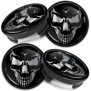 Compatible with Ford Wheel Center Caps Alloy Hub Centre Rim Cover Badge 54mm Silver Black CF 29