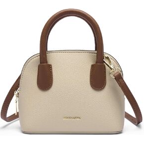 BOSTANTEN Small Crossbody Bag Mini Purses for Women Trendy Cute Vegan Leather Satchel Handbag with Detachable Shoulder Strap