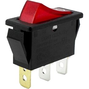 2 Pack 120927-24 120 Volt Rocker Switch Lighted On Off for FMI Desa Electric Fireplaces