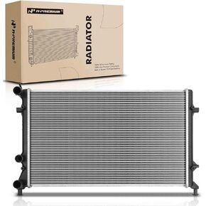 A-Premium Engine Coolant Radiator Assembly Compatible with Volkswagen VW Jetta 2011 2012 2013 2014 2015, Beetle 2012 2013 2014, 2.0L 2.5L, Replace# 5C0121251E, 5C0121251D