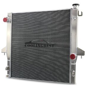 Dodge Ram 2500 Radiator, CU2711 Aluminum Radiator for 2003-2009 Dodge Ram 2500 3500/2008-2010 Ram 4500 5500 5.9 6.7 Cummins L6 Diesel/, 2 Row Truck Radiators 2004 2005 2006 2007 2008