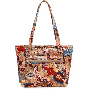 Vera Bradley Performance Twill Small Vera Tote Bag, Botanical Beauty