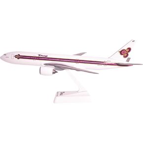 Flight Miniatures Thai (77-05) 777-200 1:200 Scale - Plastic Snap-Fit Model Airplane - Collectible Replica of Thai Airlines Aircraft - Part# ABO-77720H-008
