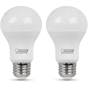 Feit Electric A19 LED Light Bulb, 60W Equivalent, E26 Medium Base, 800 Lumens, 3500K Neutral White, Non-Dimmable Standard Light Bulb, 10-Year Lifetime, A800/835/10KLED