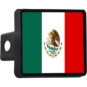 Rogue River Tactical Mexico Flag Trailer Hitch Cover Plug Gift Idea