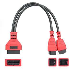 OBD2 Adapter Cable for Dodge Ram Jeep Fiat FCA Chrysler 12+8 Adapter Connector Bypass Gateway Protocol Programming Compatible with DS808 Test DS808 MS905 MS906 MS906BT MS906S MS908 MS908S