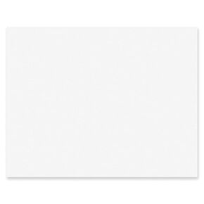 Pacon® Peacock® Railroad Board, 22" x 28", 4-Ply, White, Carton Of 100 Sheets
