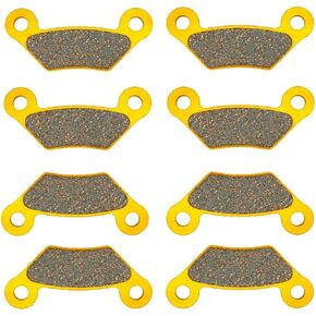 Front Rear Brake Pads for John Deere Gator HPX 615E 815E 2018 2019 2020 2021 2022 / Gator HPX Gas Diesel 2012 2013 2014 2015 2016 Brakes FA609 AM141182 2x4 4x4 9346 After 090000 MC0412-1 in Kuwait