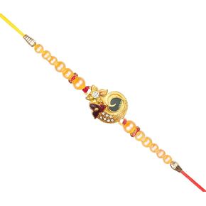 Peacock Rakhi for Brother Small Bro Rakshabandhan Thread/Raksha Bandhan Rakhi - P1