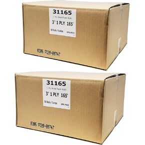 3 Inch 1-Ply x 165' Paper [100 Rolls - 2 Cases] - Bond Kitchen Printer Paper (55GSM) SP700 / ERC 30/34/38 Ribbon Required -BuyRegisterRolls