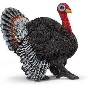 Schleich Farm World, Farm Animal Toys for Boys and Girls, Realistic Bird Toys, Turkey Toy Figurine