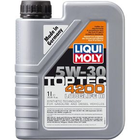 Liquimoly 2004 5W-30 Top Tec 4200 Motor Oil, 1 L, 6 Pack