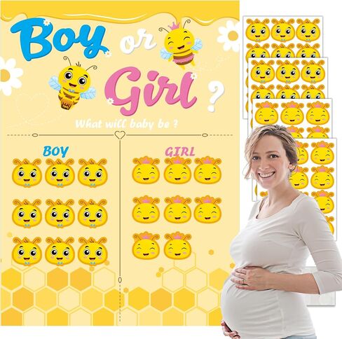 Gender Reveal Ideas Gender Reveal Decorations - 54 Voting Gender Reveal Games Boy or Girl Party Supplies for Gender Reveal Use in Kuwait